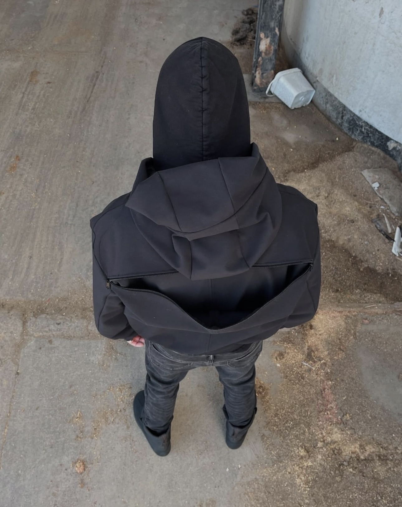 Hood study, overhead