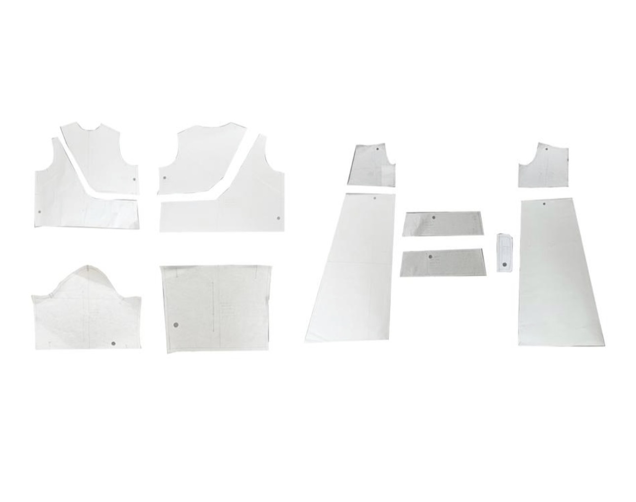 Discarded - pattern pieces