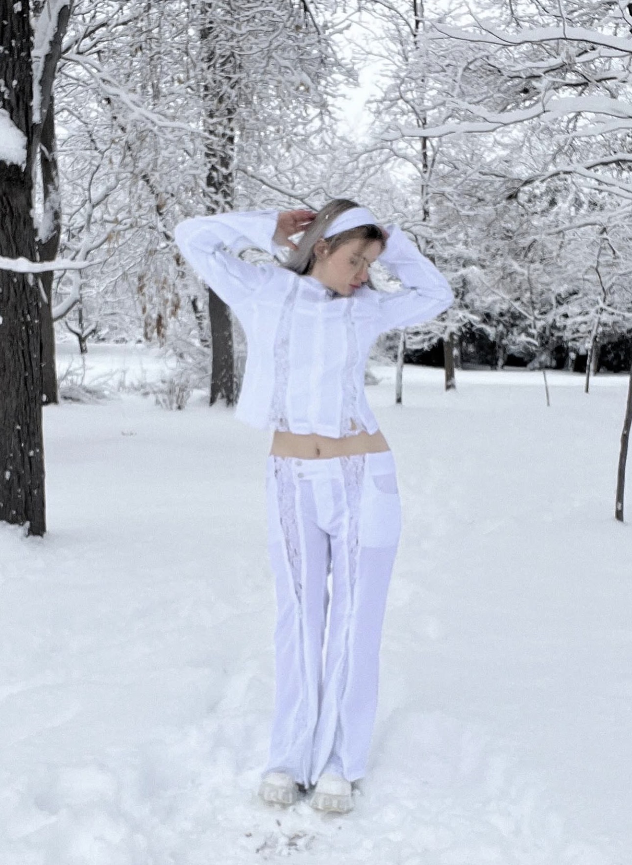 Full White Look